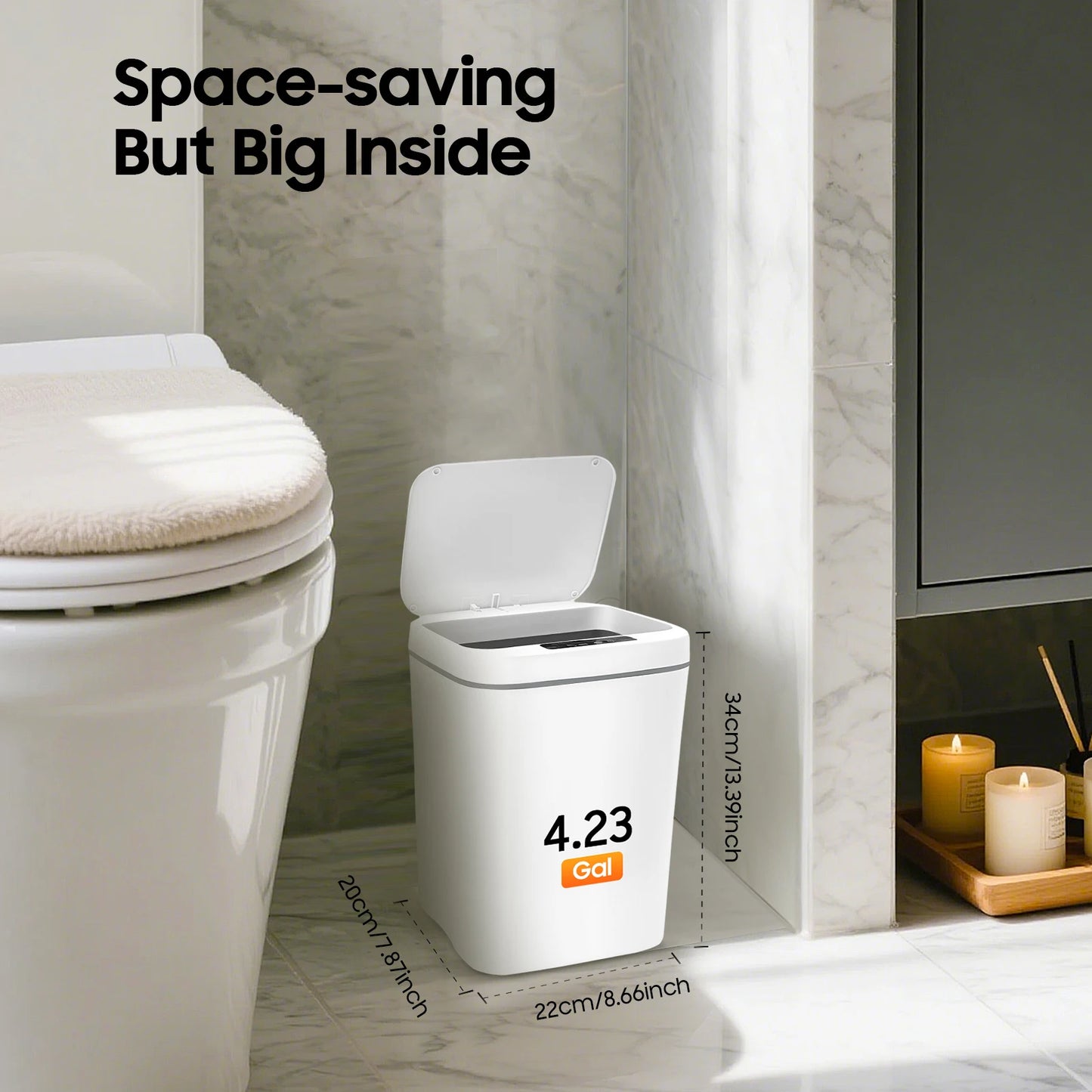 16L Automatic Trash Can