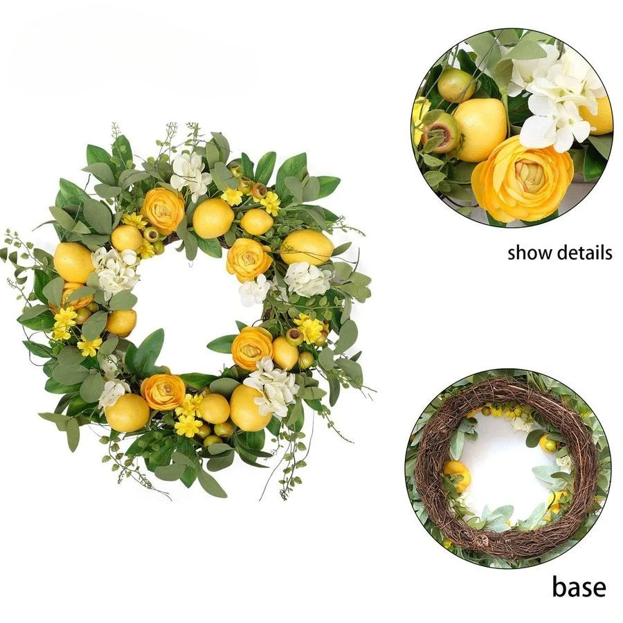 20 inch Lemon Wreath