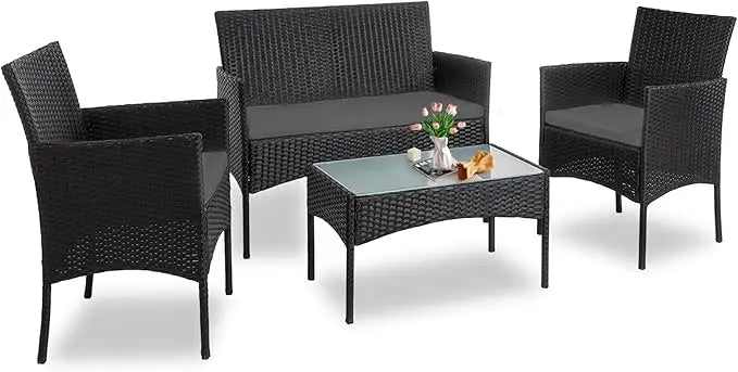 Outdoor Wicker Patio Furniture Set