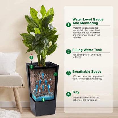 2 PCS Self Watering Planters