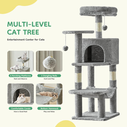 44In Multi-Cat Climbing Tower/Scratching Post