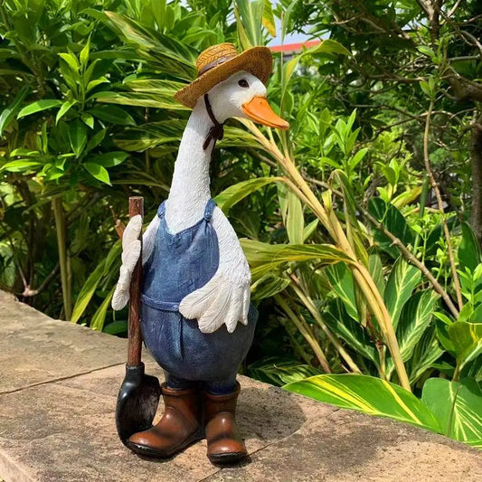 Gardener Goose Ornament
