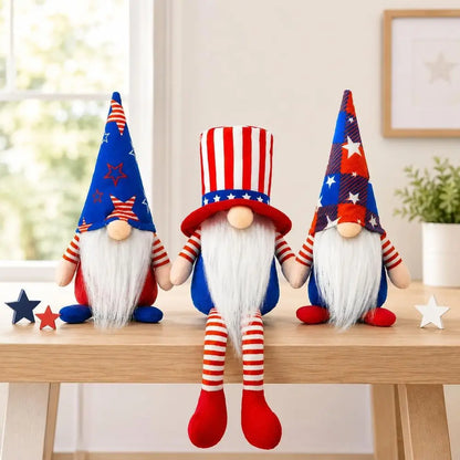 3-Piece Patriotic Gnome Set