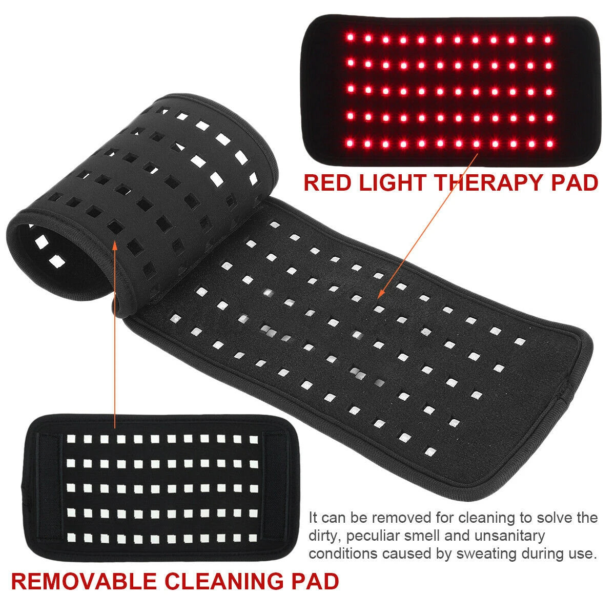 Infrared Red Light Pain Relief Therapy Waist Wrap