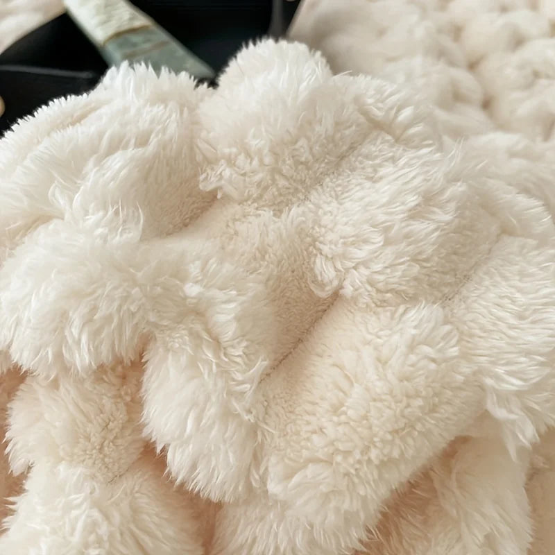 Large Plush Fleece Throw