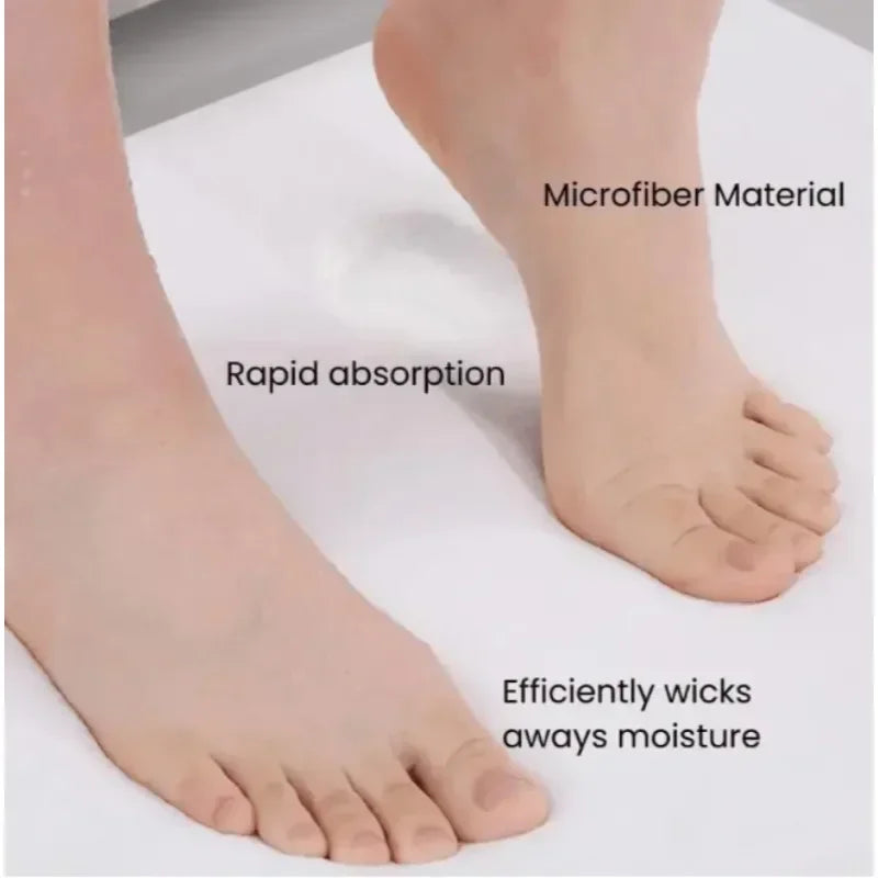Solid Color Diatomite Floor Mat Non-Slip