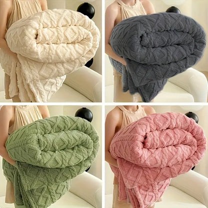 ltra-Soft 3D Plush Luxurious Flannel Fleece Blanket