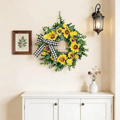 20" Sunflowers Wreath