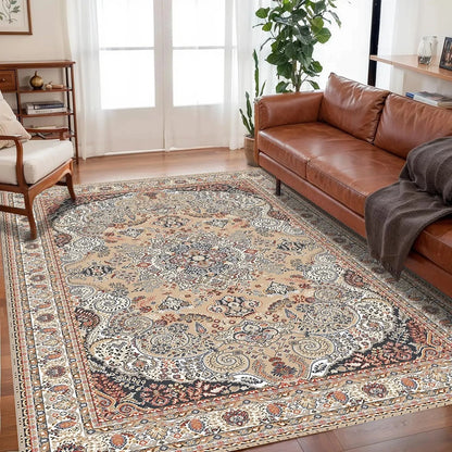VIKAMA Bohemian Crystal Velvet Anti-Slip Rug