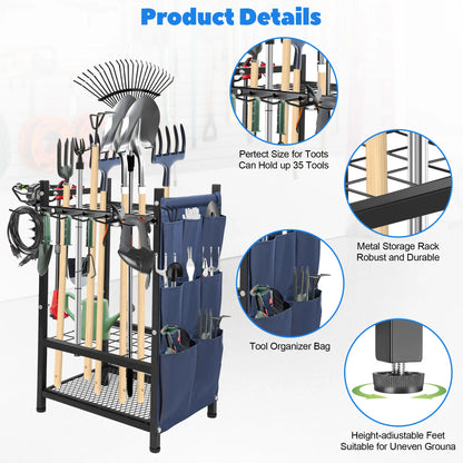 Garden Tool Organizer/Utility Storage Rack