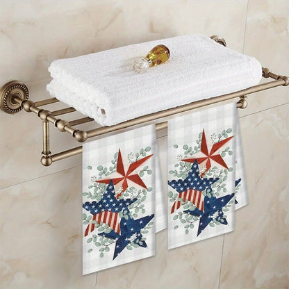 2PCS Patriotic Kitchen Towels