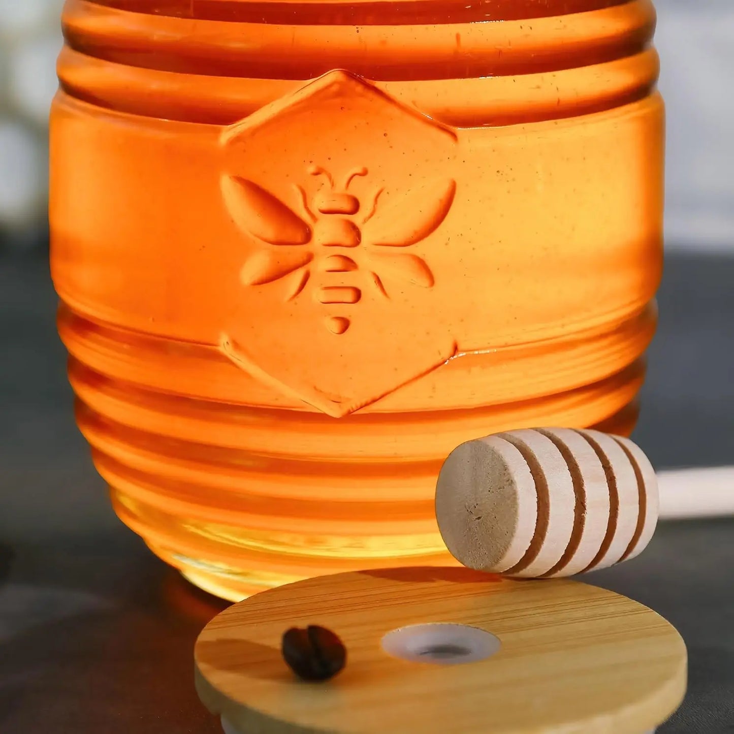 24oz Glass Honey Jar