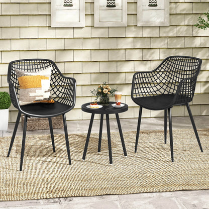 3 Piece Heavy Duty Patio Bistro Set