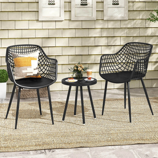 3 Piece Heavy Duty Patio Bistro Set
