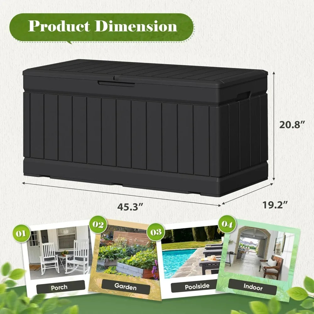 80 Gallon Resin Deck Box
