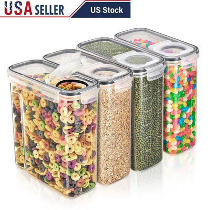 Clear Plastic Airtight Food Storage Containers