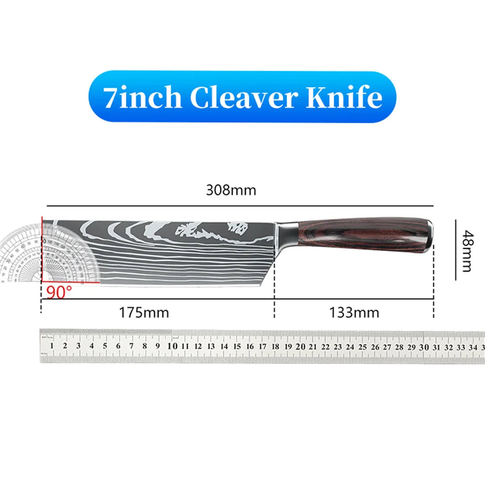 Japanese Stainless Steel Kitchen Knives