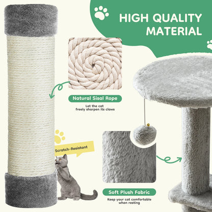 44In Multi-Cat Climbing Tower/Scratching Post