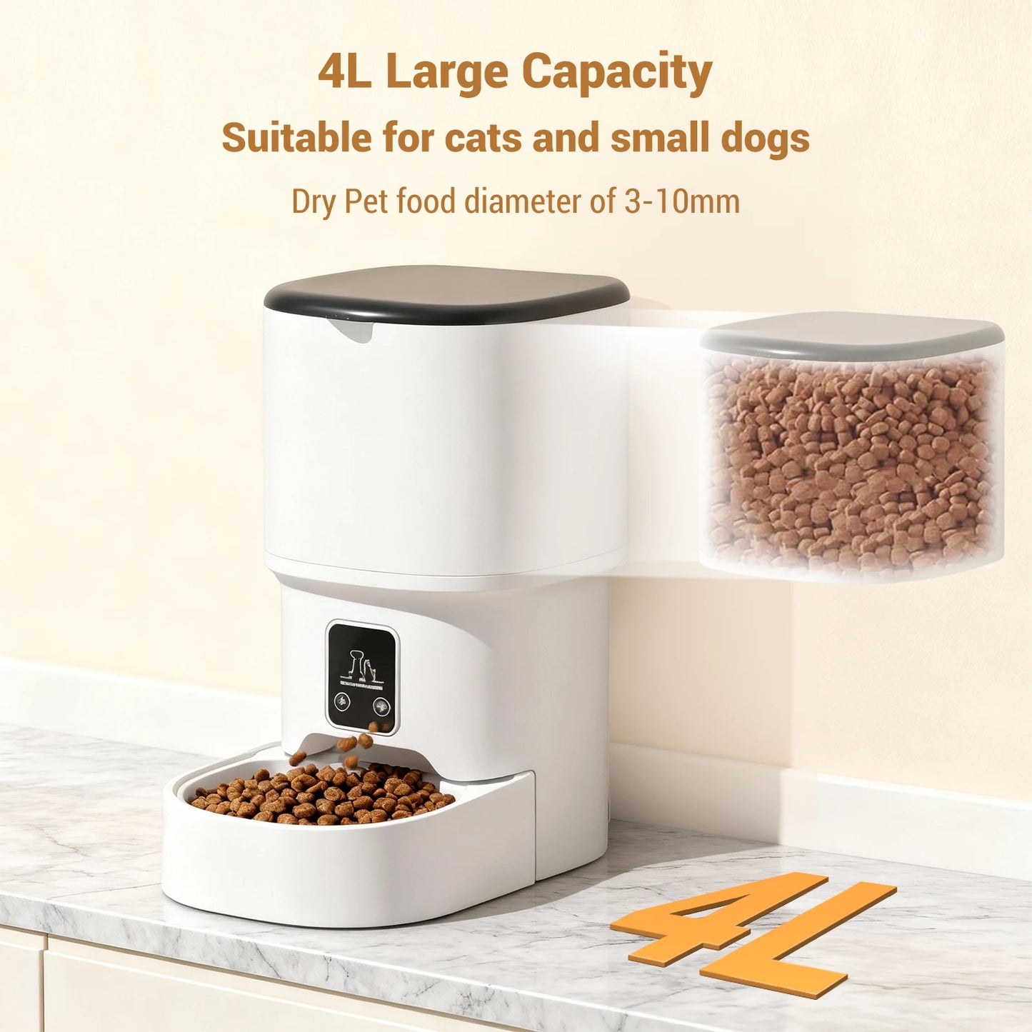 4L Automatic Pet Feeder