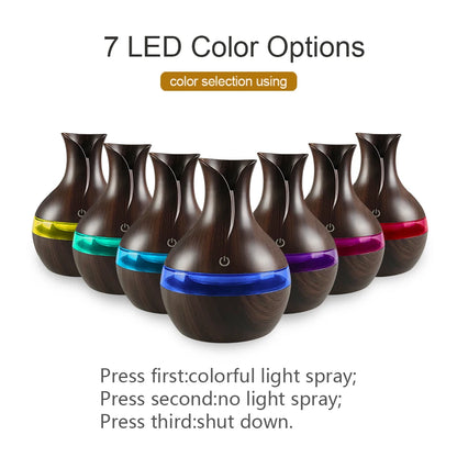 300ml 7-Colors LED Aromatherapy Diffuser/Humidifier