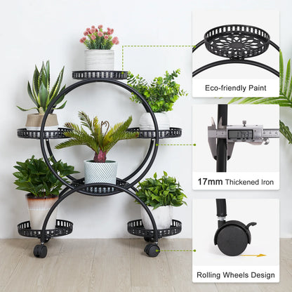 4 Layer 6 Pots Flower Holder/Plant Stand