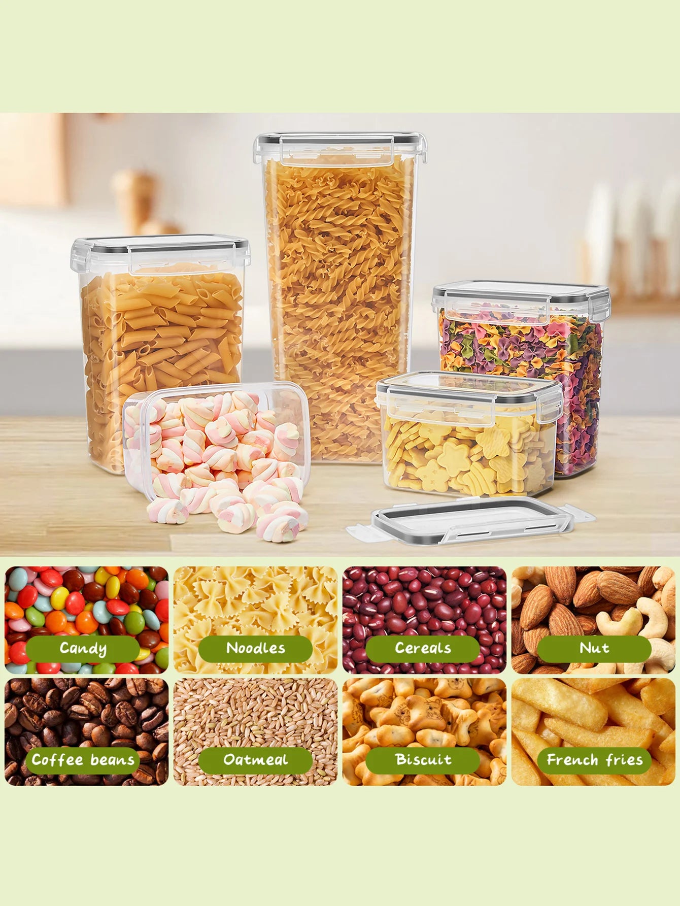 48pcs Food Storage Containers