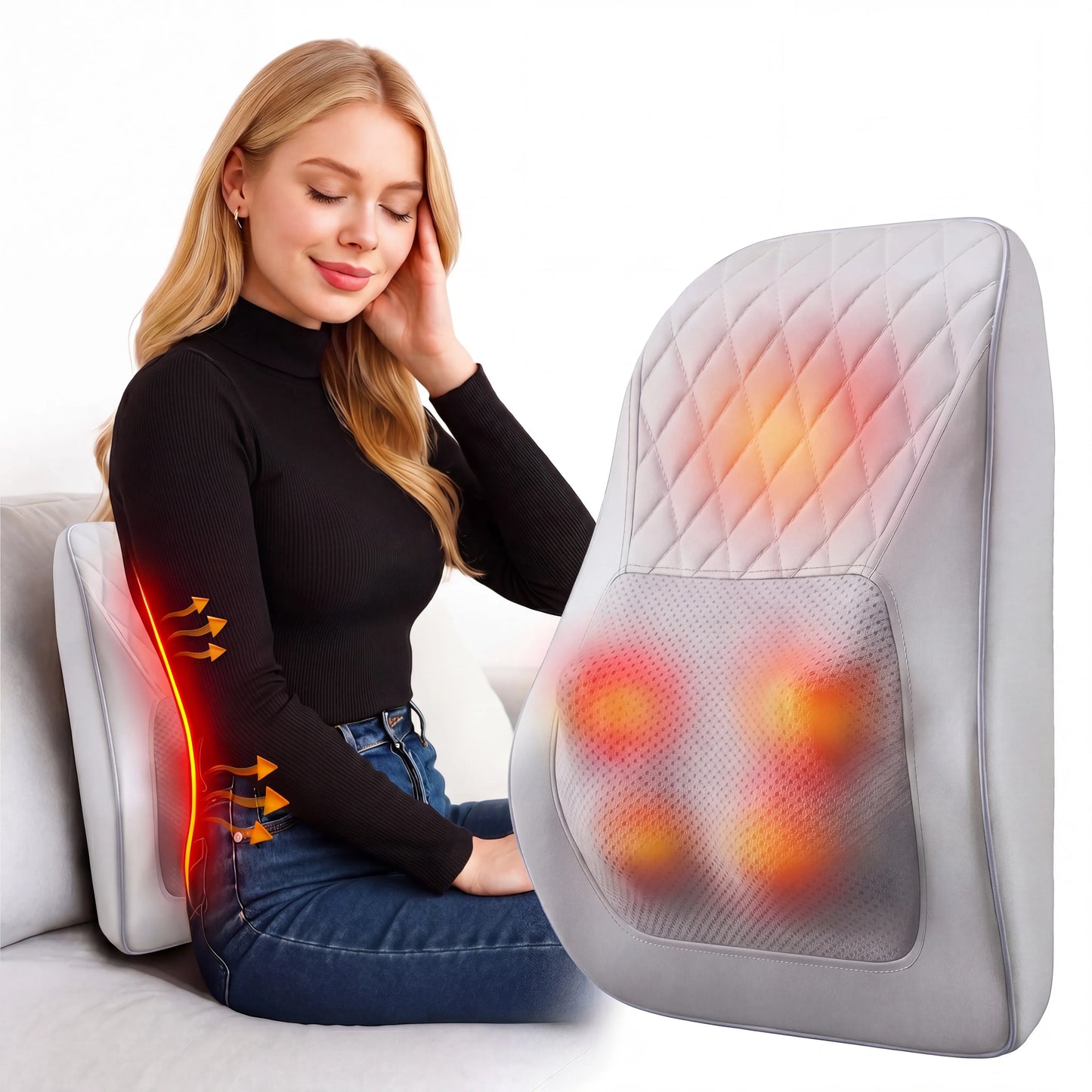 Heated Massager Pillow