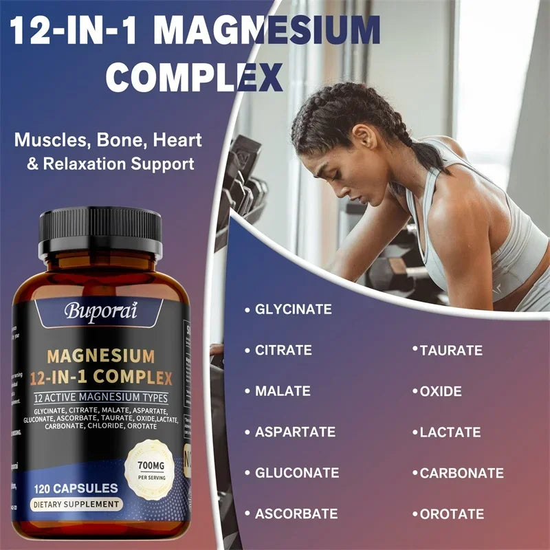 Magnesium Complex - Bone & Heart Health Supplement