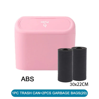 Leak-proof Mini Car Trash Can