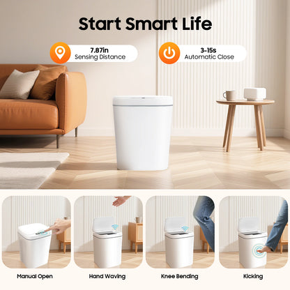 16L Automatic Trash Can