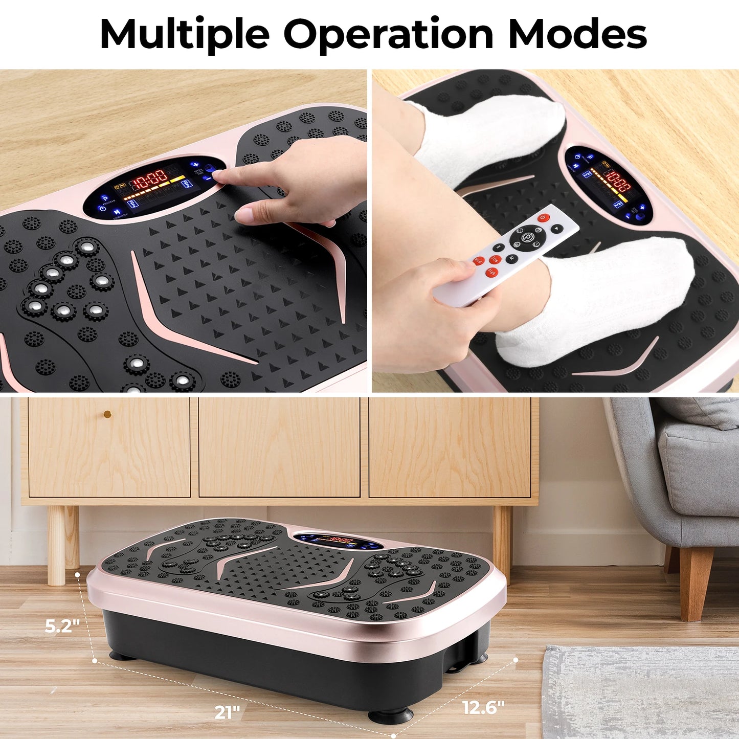 Whole Body Workout Vibration Plate w/ Loop Bands
