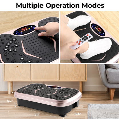 Whole Body Workout Vibration Plate w/ Loop Bands