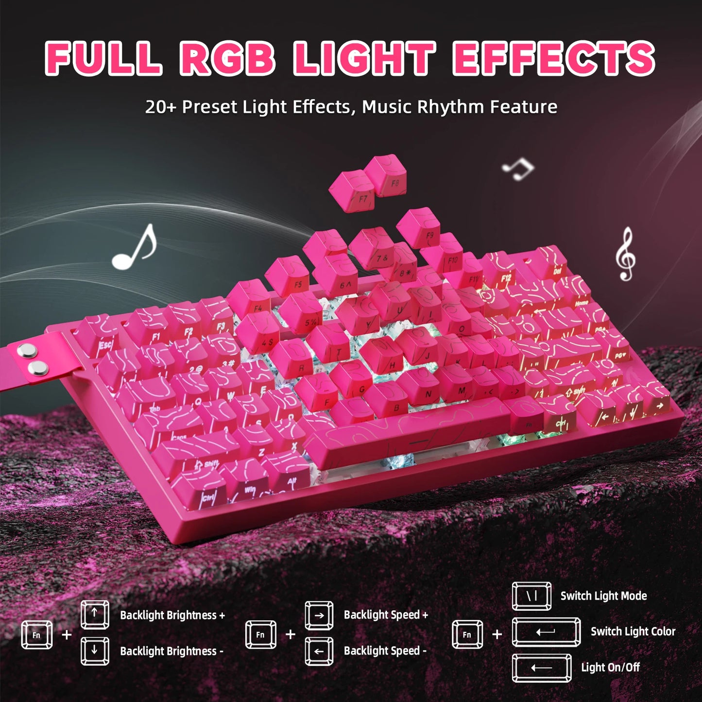 ATTACK SHARK R82 HE Wired 75% Keyboard