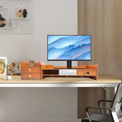 Wooden Monitor Stand