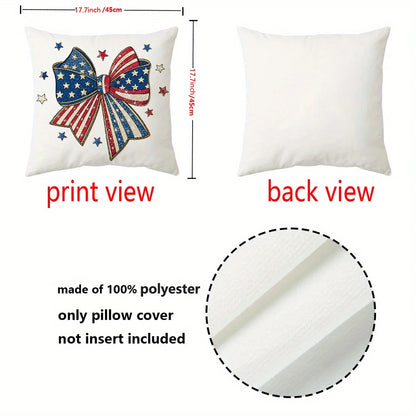 Set of 2 Patriotic Pillow Covers