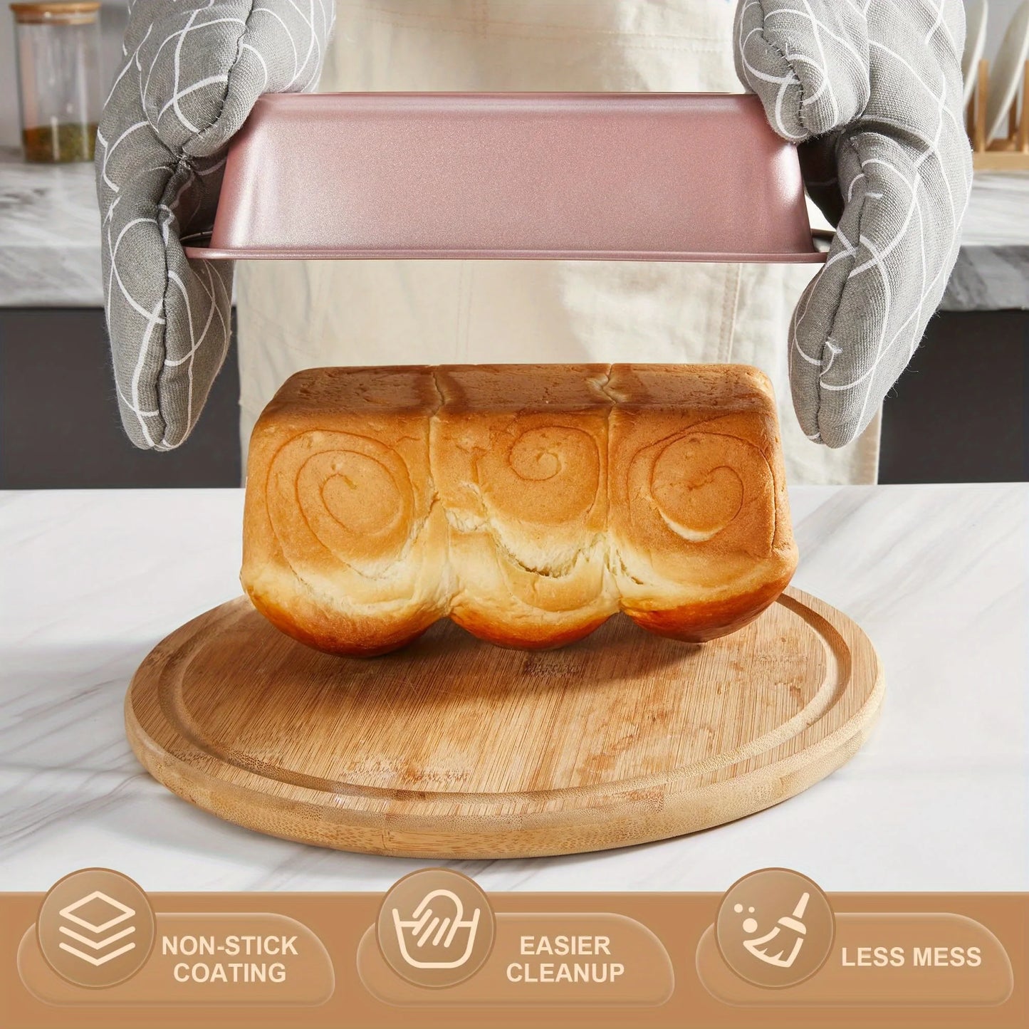 Set of 10 Non-Stick Baking Pans