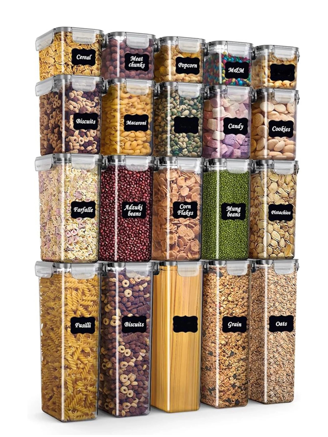 48pcs Food Storage Containers