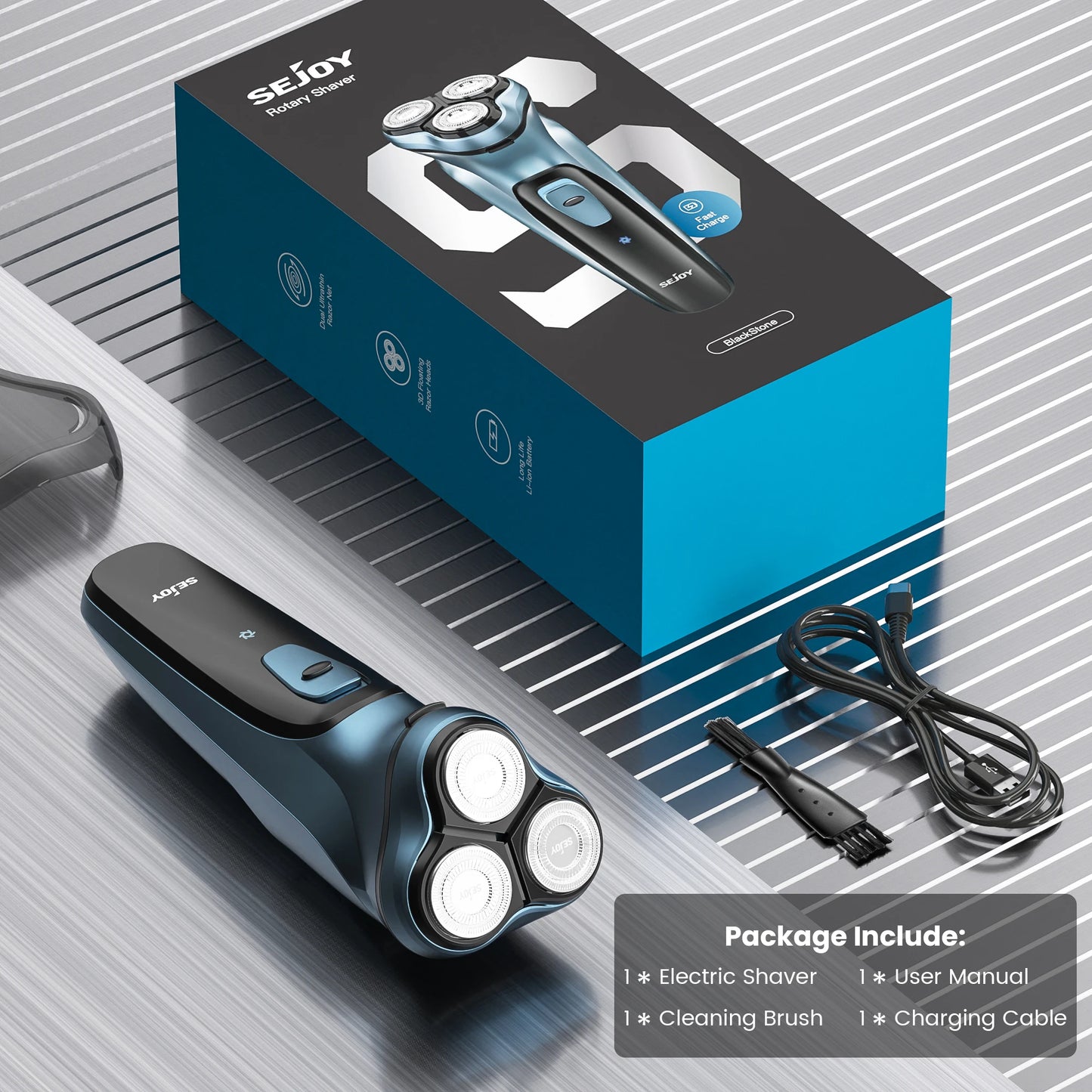 3D Floating Electric Shaver