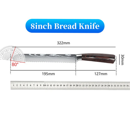 Japanese Stainless Steel Kitchen Knives