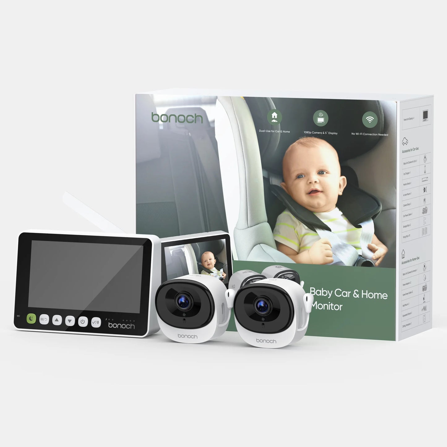 Car & Home Dual-Use Baby Monitor