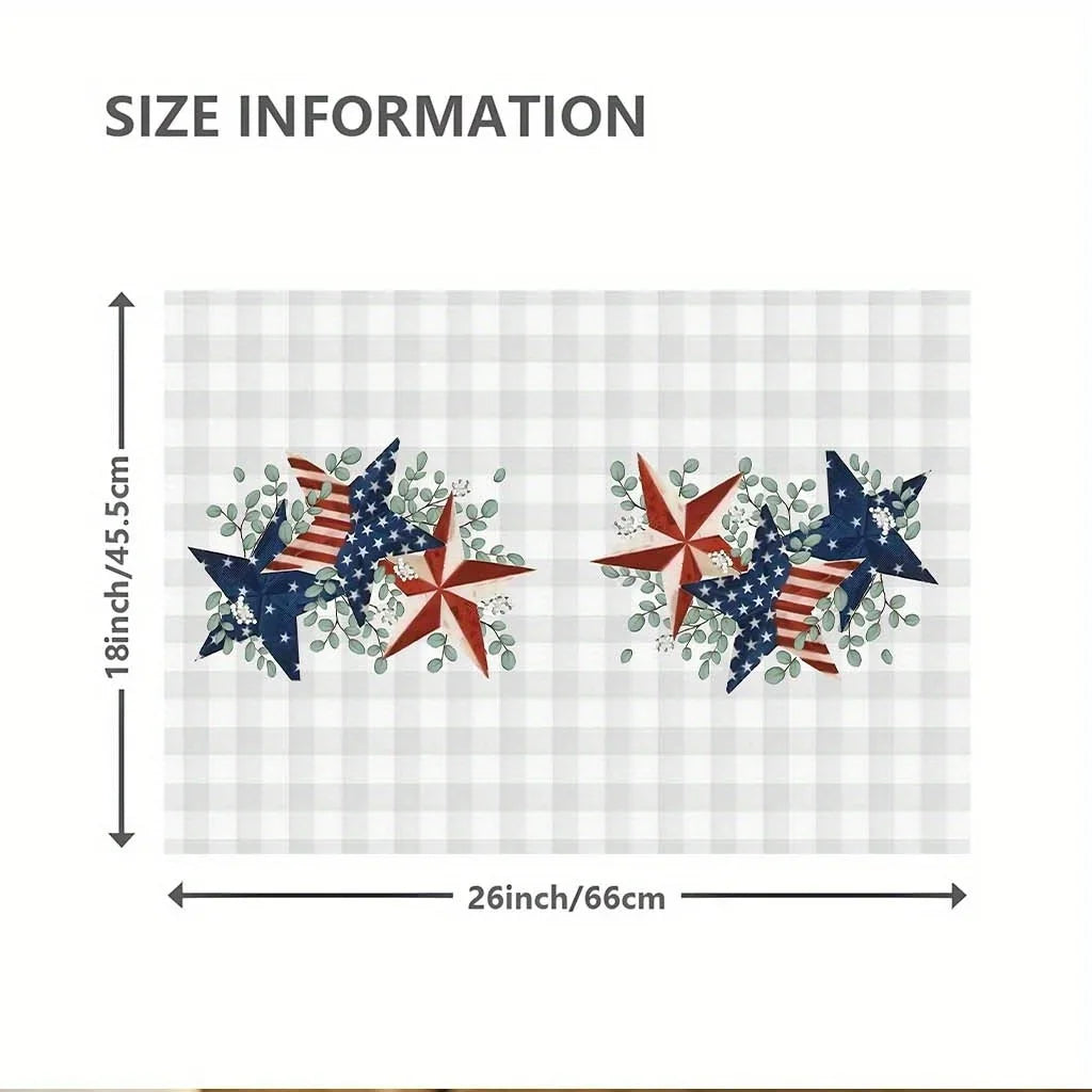 2PCS Patriotic Kitchen Towels