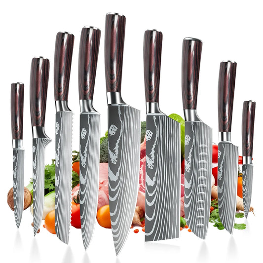 Japanese Stainless Steel Kitchen Knives