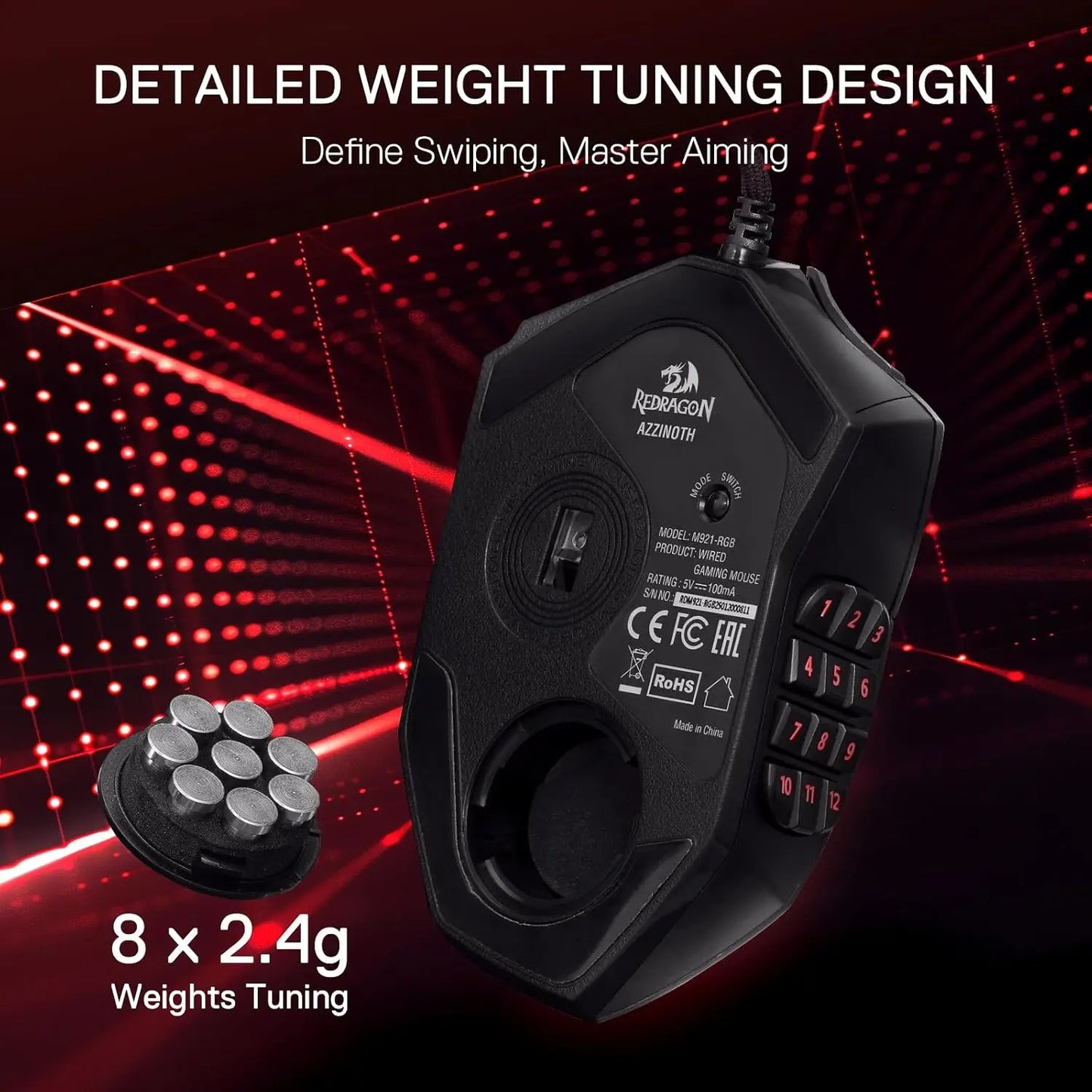 Redragon M921 MMO Wired Mouse