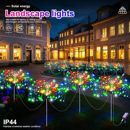 Solar LED Fireworks Lights