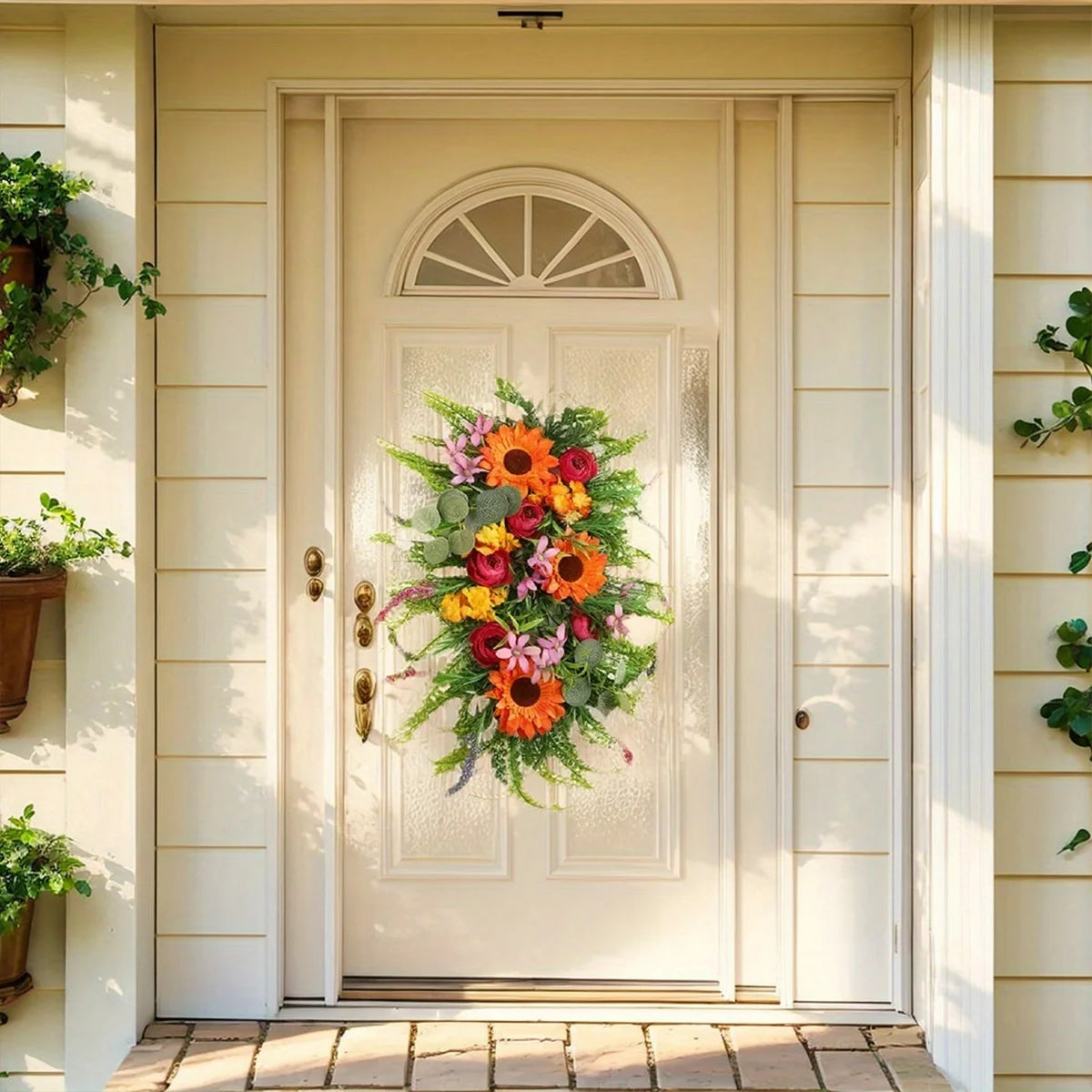 Wildflower Swag Wreath