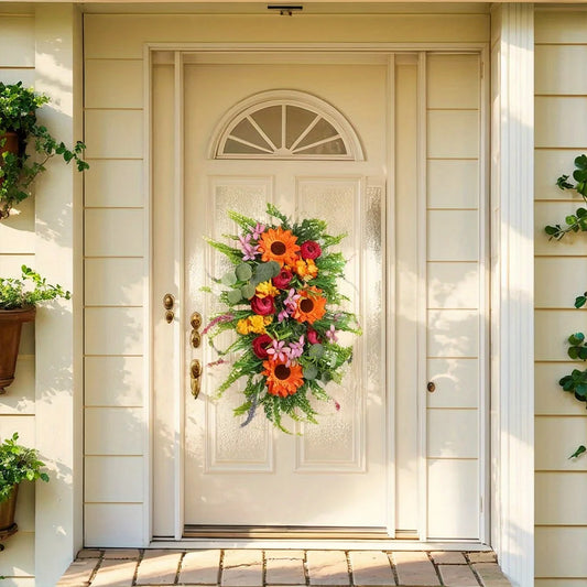 Wildflower Swag Wreath