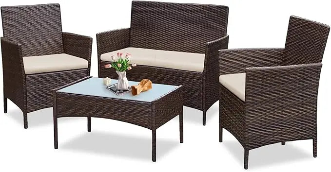 Outdoor Wicker Patio Furniture Set