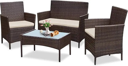 Outdoor Wicker Patio Furniture Set