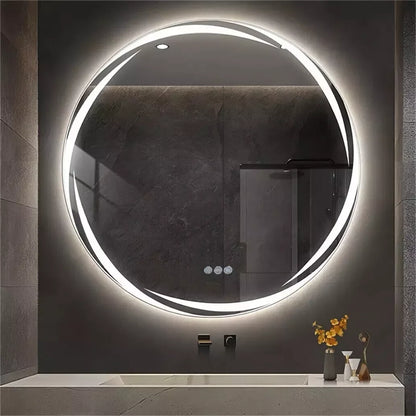 80cm Round LED Bathroom Mirror