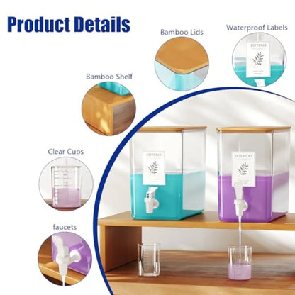 Laundry Detergent Dispenser Set